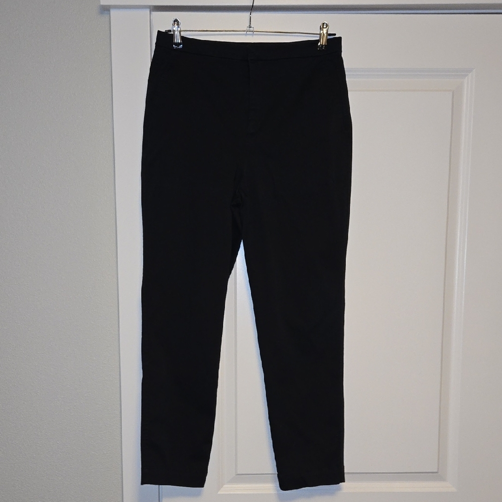 Gap High Rise Slim Crop Black Pants